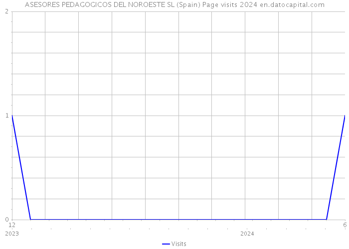 ASESORES PEDAGOGICOS DEL NOROESTE SL (Spain) Page visits 2024 