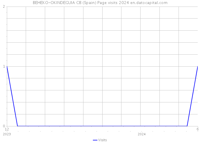 BEHEKO-OKINDEGUIA CB (Spain) Page visits 2024 