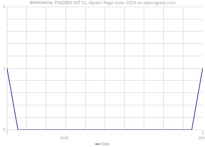 BHARWANA TRADERS INT S.L (Spain) Page visits 2024 