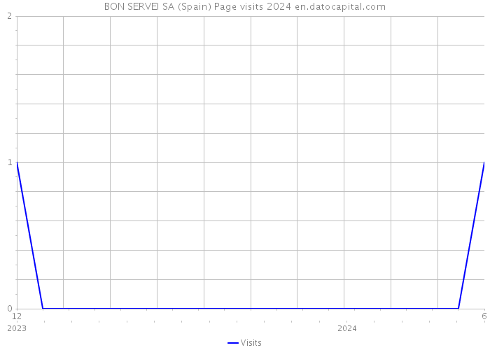 BON SERVEI SA (Spain) Page visits 2024 