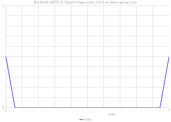 BULEVAR SIETE SL (Spain) Page visits 2024 