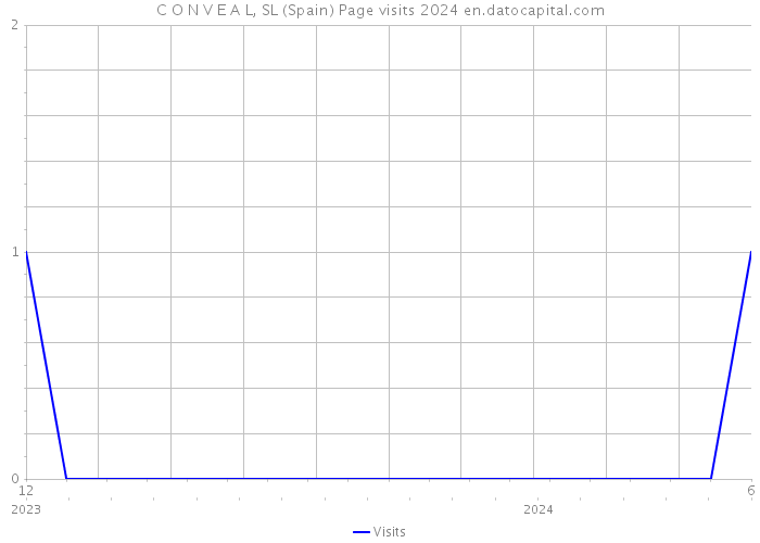 C O N V E A L, SL (Spain) Page visits 2024 