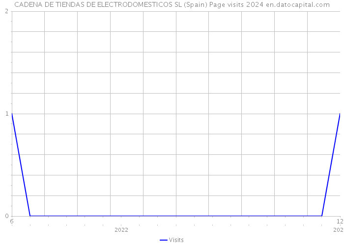 CADENA DE TIENDAS DE ELECTRODOMESTICOS SL (Spain) Page visits 2024 