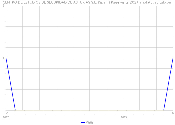 CENTRO DE ESTUDIOS DE SEGURIDAD DE ASTURIAS S.L. (Spain) Page visits 2024 