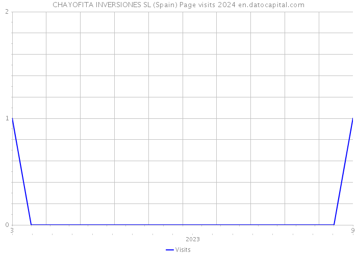 CHAYOFITA INVERSIONES SL (Spain) Page visits 2024 