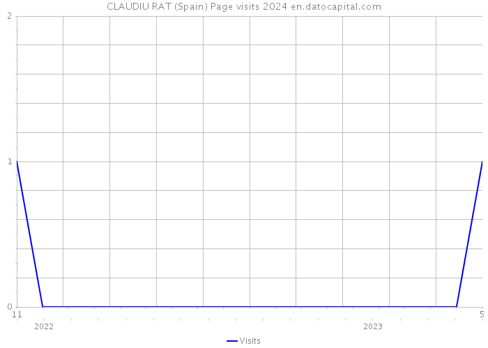 CLAUDIU RAT (Spain) Page visits 2024 