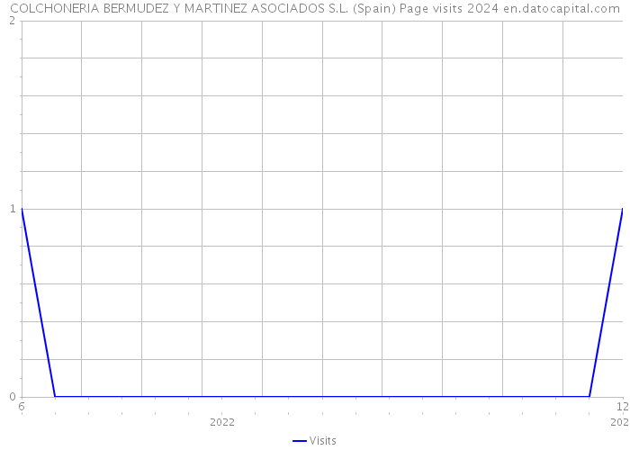 COLCHONERIA BERMUDEZ Y MARTINEZ ASOCIADOS S.L. (Spain) Page visits 2024 