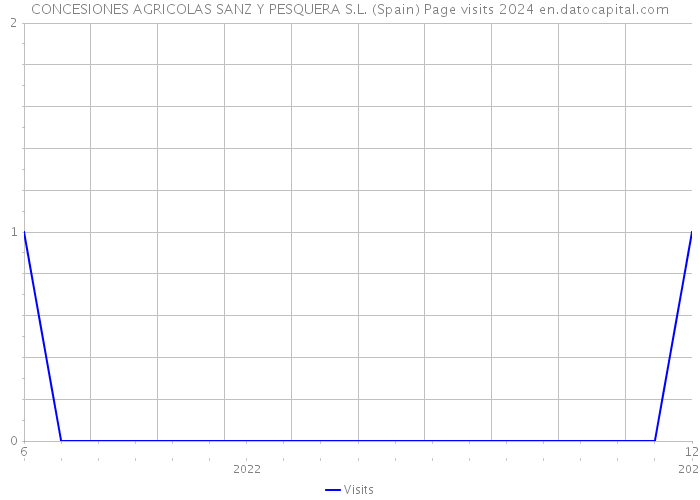 CONCESIONES AGRICOLAS SANZ Y PESQUERA S.L. (Spain) Page visits 2024 