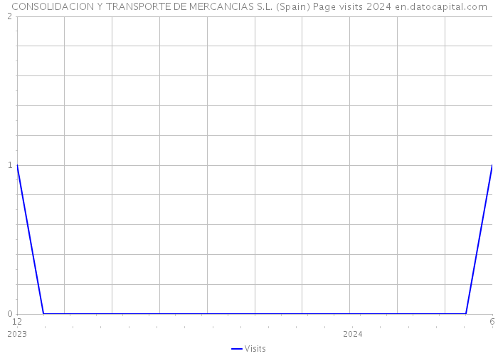 CONSOLIDACION Y TRANSPORTE DE MERCANCIAS S.L. (Spain) Page visits 2024 