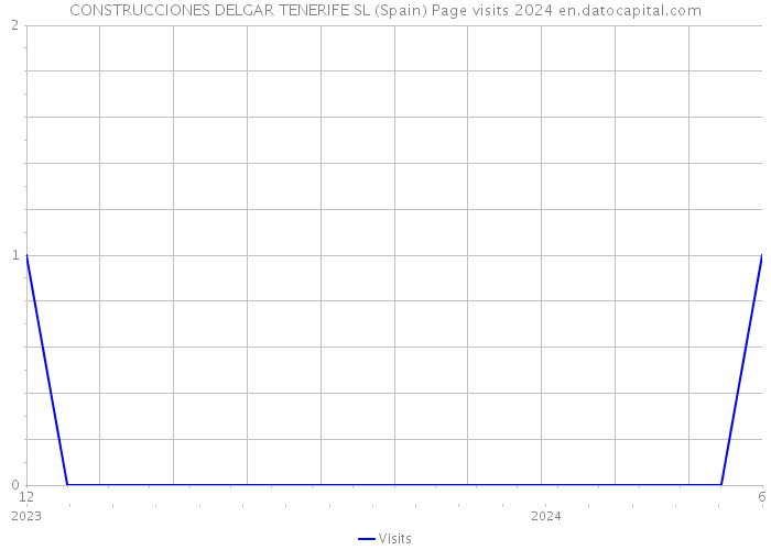CONSTRUCCIONES DELGAR TENERIFE SL (Spain) Page visits 2024 