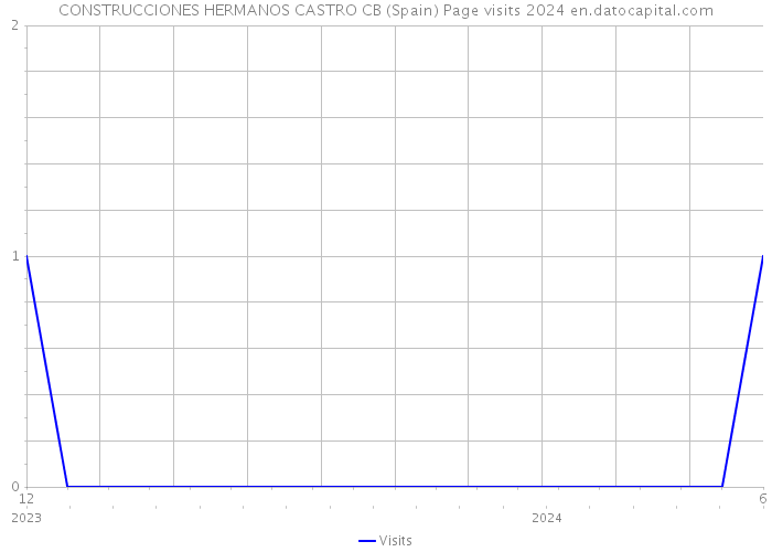 CONSTRUCCIONES HERMANOS CASTRO CB (Spain) Page visits 2024 
