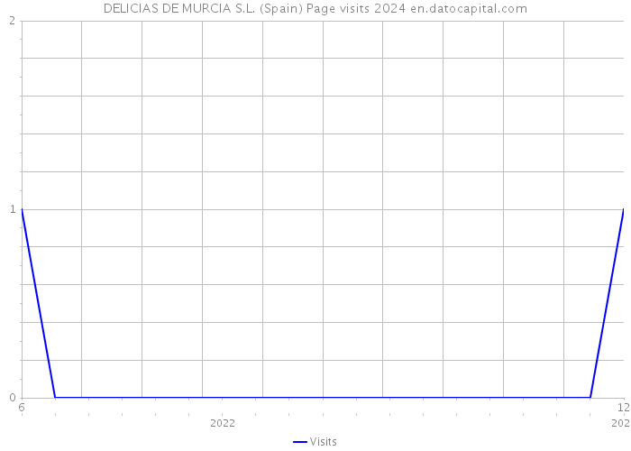 DELICIAS DE MURCIA S.L. (Spain) Page visits 2024 