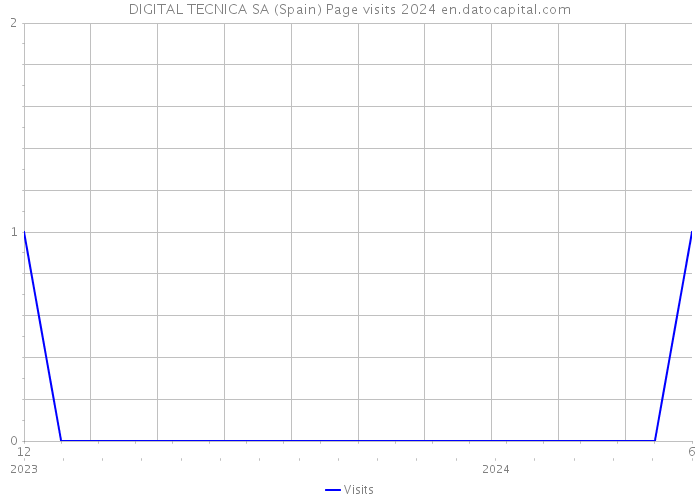 DIGITAL TECNICA SA (Spain) Page visits 2024 