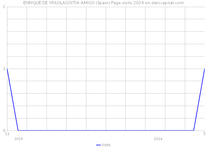 ENRIQUE DE YRAOLAGOITIA AMIGO (Spain) Page visits 2024 