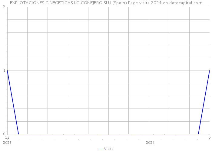 EXPLOTACIONES CINEGETICAS LO CONEJERO SLU (Spain) Page visits 2024 