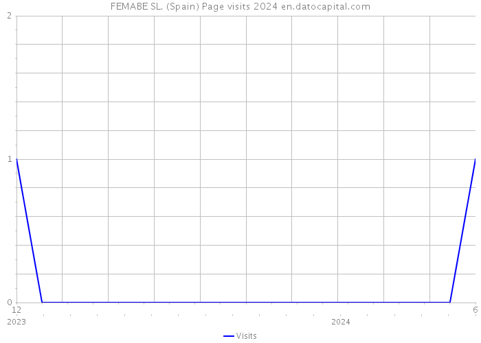 FEMABE SL. (Spain) Page visits 2024 