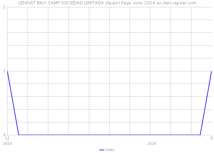 GENINST BAIX CAMP SOCIEDAD LIMITADA (Spain) Page visits 2024 