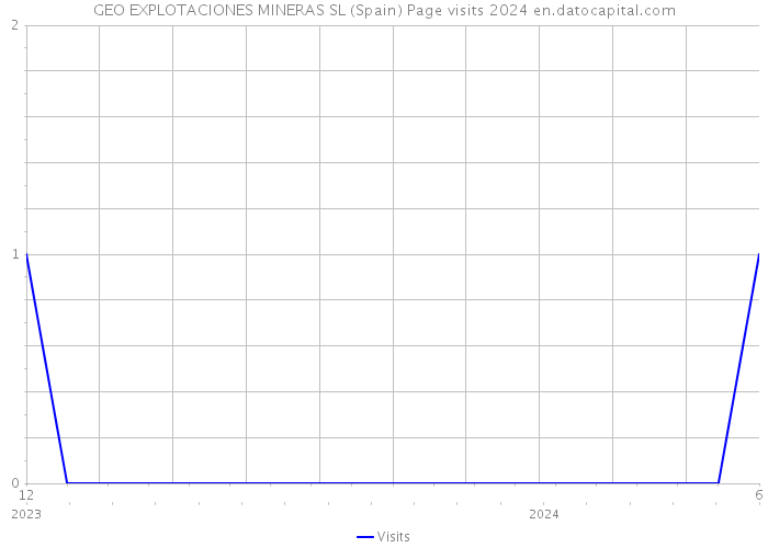 GEO EXPLOTACIONES MINERAS SL (Spain) Page visits 2024 