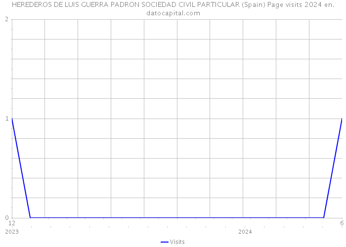 HEREDEROS DE LUIS GUERRA PADRON SOCIEDAD CIVIL PARTICULAR (Spain) Page visits 2024 