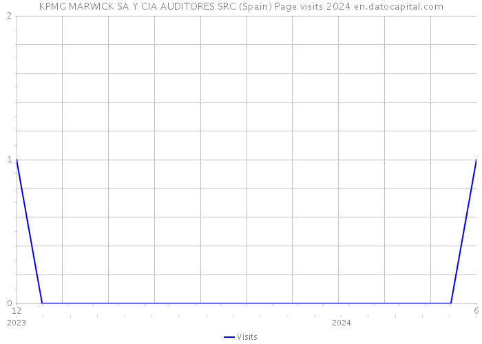 KPMG MARWICK SA Y CIA AUDITORES SRC (Spain) Page visits 2024 