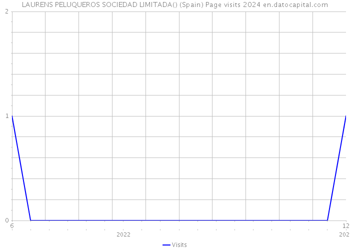 LAURENS PELUQUEROS SOCIEDAD LIMITADA() (Spain) Page visits 2024 