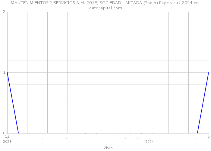 MANTENIMIENTOS Y SERVICIOS A.M. 2018, SOCIEDAD LIMITADA (Spain) Page visits 2024 