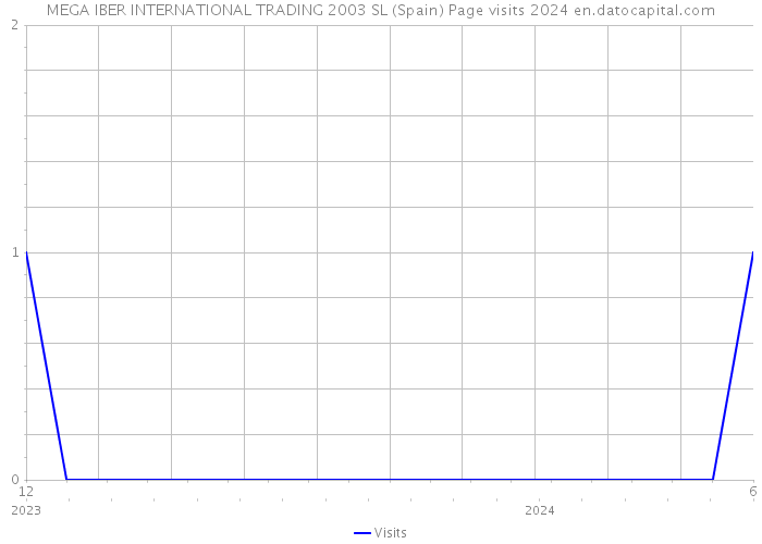 MEGA IBER INTERNATIONAL TRADING 2003 SL (Spain) Page visits 2024 