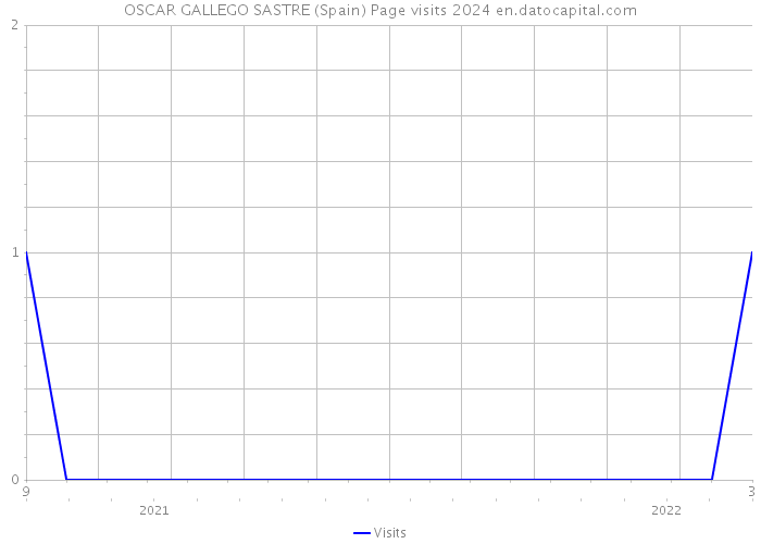 OSCAR GALLEGO SASTRE (Spain) Page visits 2024 