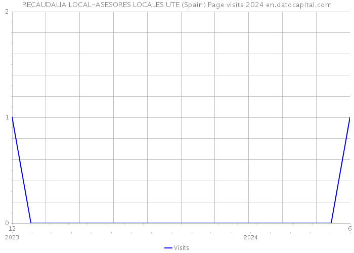 RECAUDALIA LOCAL-ASESORES LOCALES UTE (Spain) Page visits 2024 