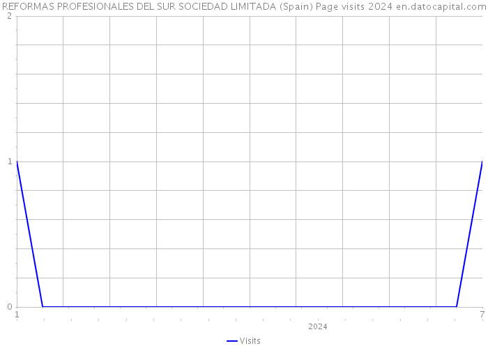 REFORMAS PROFESIONALES DEL SUR SOCIEDAD LIMITADA (Spain) Page visits 2024 