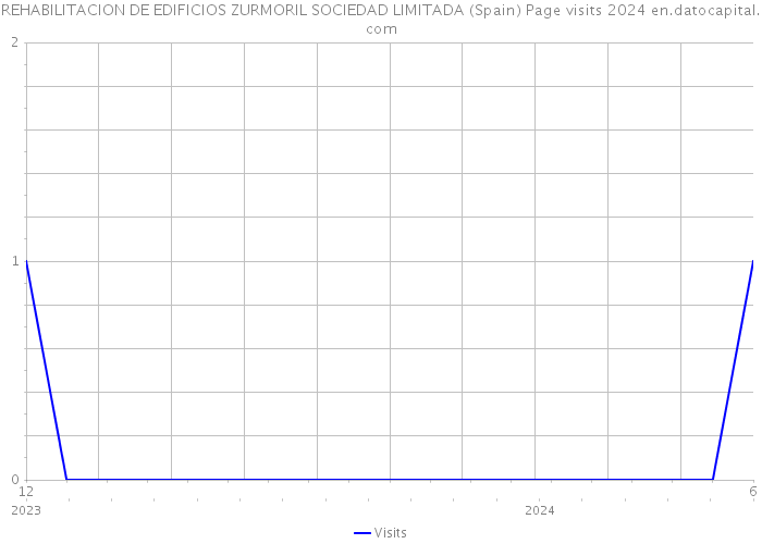 REHABILITACION DE EDIFICIOS ZURMORIL SOCIEDAD LIMITADA (Spain) Page visits 2024 