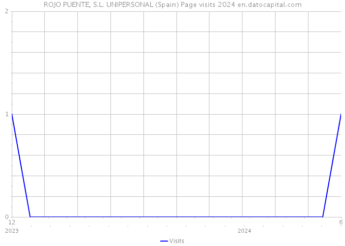 ROJO PUENTE, S.L. UNIPERSONAL (Spain) Page visits 2024 