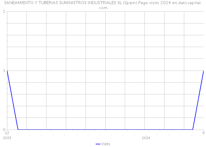 SANEAMIENTO Y TUBERIAS SUMINISTROS INDUSTRIALES SL (Spain) Page visits 2024 