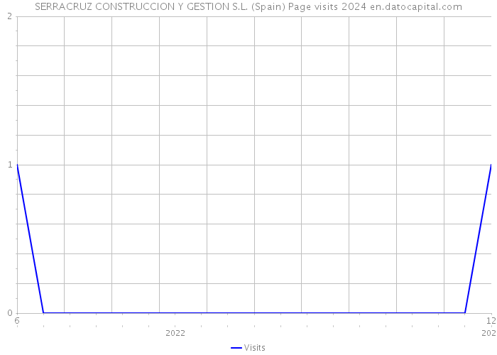 SERRACRUZ CONSTRUCCION Y GESTION S.L. (Spain) Page visits 2024 