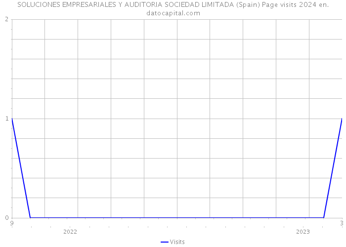 SOLUCIONES EMPRESARIALES Y AUDITORIA SOCIEDAD LIMITADA (Spain) Page visits 2024 