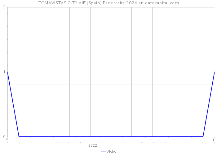 TOMAVISTAS CITY AIE (Spain) Page visits 2024 