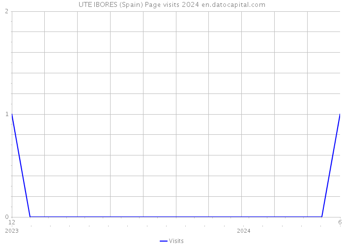 UTE IBORES (Spain) Page visits 2024 