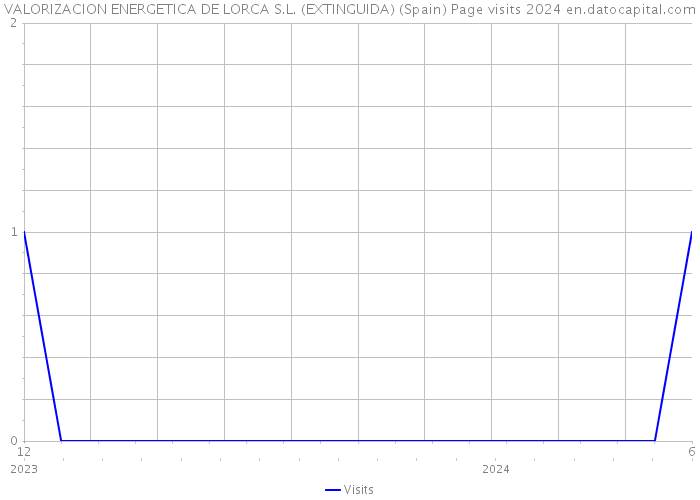 VALORIZACION ENERGETICA DE LORCA S.L. (EXTINGUIDA) (Spain) Page visits 2024 