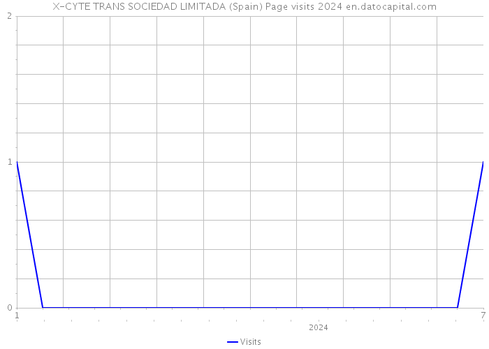 X-CYTE TRANS SOCIEDAD LIMITADA (Spain) Page visits 2024 