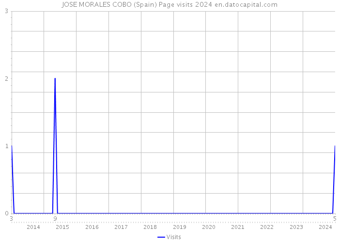 JOSE MORALES COBO (Spain) Page visits 2024 