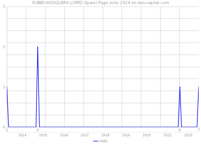 RUBEN MOSQUERA LOPEZ (Spain) Page visits 2024 