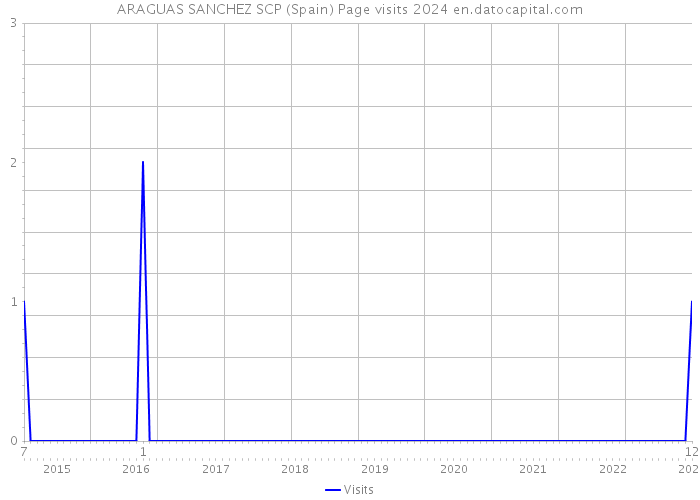 ARAGUAS SANCHEZ SCP (Spain) Page visits 2024 