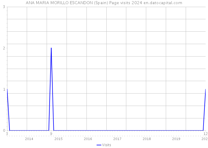 ANA MARIA MORILLO ESCANDON (Spain) Page visits 2024 