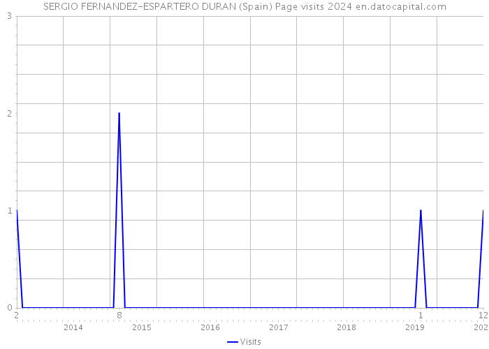 SERGIO FERNANDEZ-ESPARTERO DURAN (Spain) Page visits 2024 