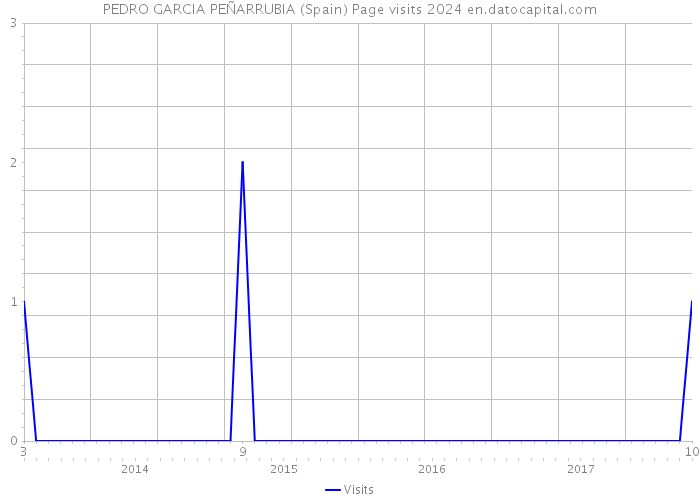 PEDRO GARCIA PEÑARRUBIA (Spain) Page visits 2024 