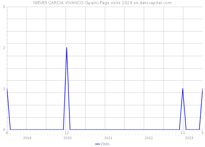 NIEVES GARCIA VIVANCO (Spain) Page visits 2024 