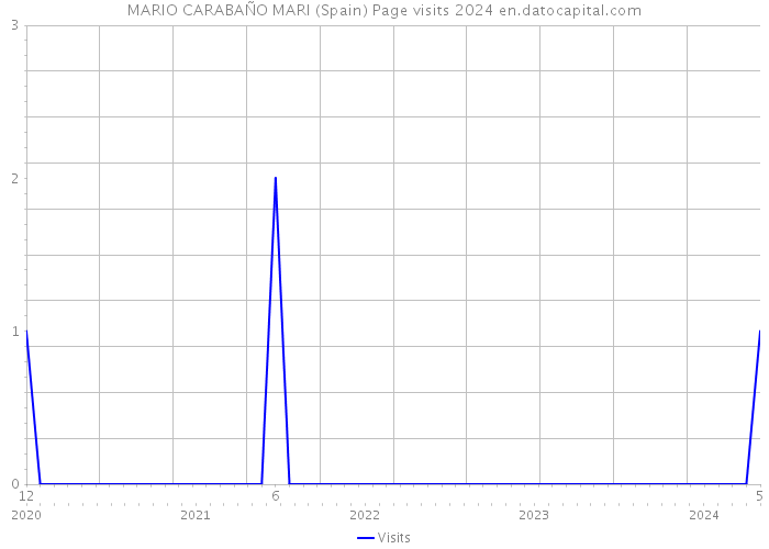 MARIO CARABAÑO MARI (Spain) Page visits 2024 