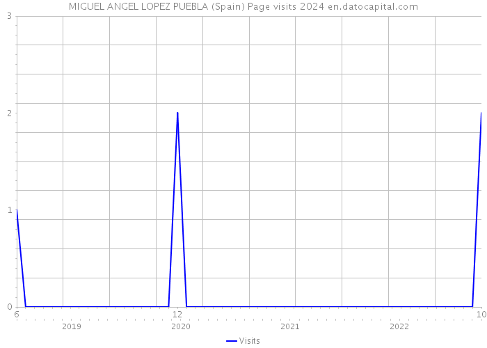 MIGUEL ANGEL LOPEZ PUEBLA (Spain) Page visits 2024 