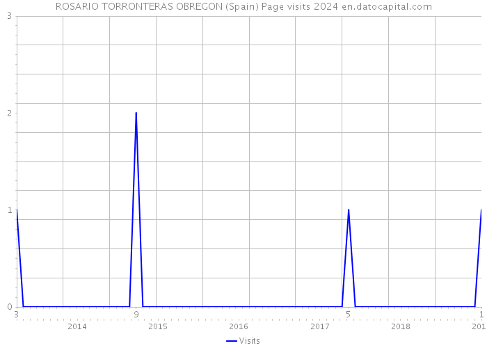 ROSARIO TORRONTERAS OBREGON (Spain) Page visits 2024 