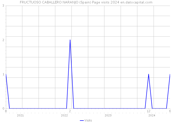 FRUCTUOSO CABALLERO NARANJO (Spain) Page visits 2024 